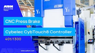 40T 1300mm CNC Press Brake With Cybelec CybTouch 8 Controller [upl. by Takara]