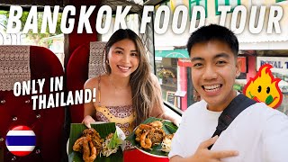 Bangkoks MUST TRY Thai Food Only in Thailand 🇹🇭 [upl. by Ephram]