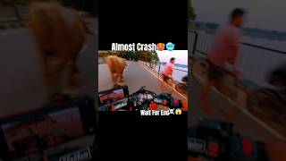 Ns125 Crash🤯 almostcrashed rider biker bikerider bikeride bikerace hyperride shorts [upl. by Ikim]