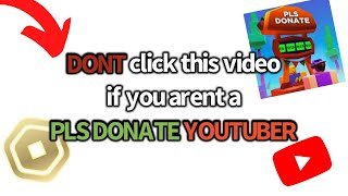 Only Pls Donate YouTubers Can Comment On This Video… [upl. by Lipkin697]