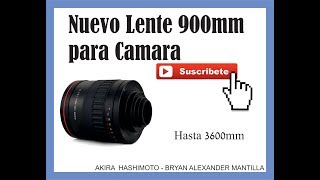 Lente espejo 900mm f8 Pruebas unboxing y comparaciones LSC [upl. by Latona829]