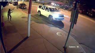 VIDEO  Suspect wanted in Akron shooting that shows gunman opening fire from vehicle [upl. by Revilo]