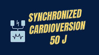 4B  Synchronized cardioversion 50J [upl. by Lac905]