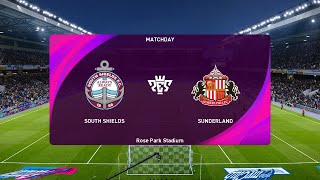 South Shields vs Sunderland 08072023 Club Friendlies PES 2021 [upl. by Retsof]