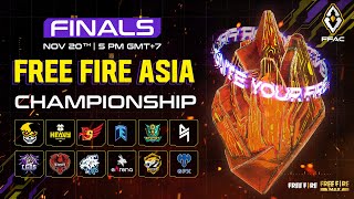 ENG Free Fire Asia Championship  Finals  Free Fire Esports [upl. by Cassidy]