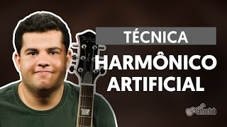 Técnicas de Guitarra  Harmônico Artificial [upl. by Pride]