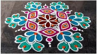 Karthigai Deepam Special Rangoli Design 2024 Rangoli  New  Easy  Sashti Pooja  Kolam  Festival [upl. by Radack342]