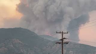 Yucaipa and Mentone CA under mandatory fire evacuation [upl. by Englebert]