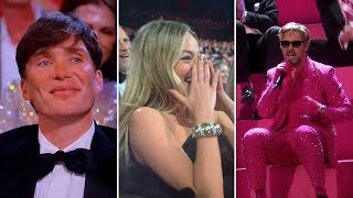 Celebrities REACT to Ryan Gosling’s ‘I’m Just Ken’ Oscars Performance [upl. by Yecac]