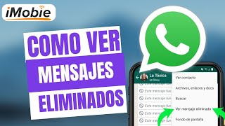 Cómo ver mensajes Eliminados de WhatsApp en iPhone 2024⚠️ [upl. by Crow]