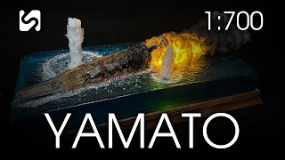 The moment the battleship Yamato was sunk 1700 [upl. by Marys]