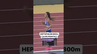 Epic finish to World Championship Heptathlon 🏃‍♀️ [upl. by Sussna]