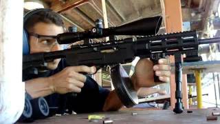 Testing the Barska 416x50 on the Archangel ARS 1022 [upl. by Eetak]