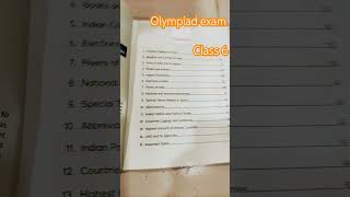 Olympiad exam class 6 [upl. by Oiluj]