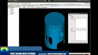 Libre Mechanics  First Salome Meca Tutorial [upl. by Orabla]