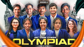 Chess Olympiad 2024 Round 8  India vs Iran Open India vs Poland Women [upl. by Dnomsaj]