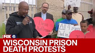 Wisconsin prison deaths protesters call for accountability and change  FOX6 News Milwaukee [upl. by Esimehc]