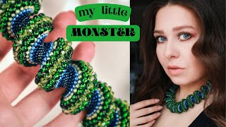 My MONSTER Cellini spiral Bead Cellini spiral tutorial [upl. by Heyra]