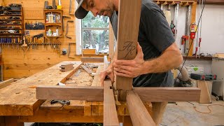 Building A Nakashima Inspired Dining Table in Texas Walnut Part 1 [upl. by Johna]