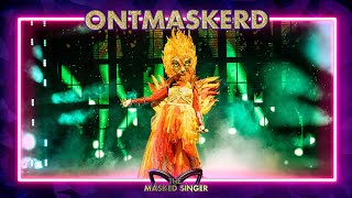 ONTMASKERD Wie is Flamme Fatale echt  The Masked Singer  VTM [upl. by Nauqel46]