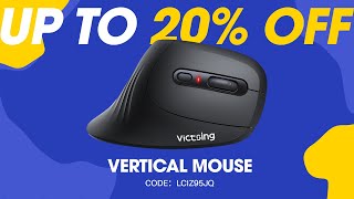 VictSing  Erogonomic Vertical Mouse  UP TO 20 OFF [upl. by Ahsieyt]