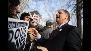 Doug Jones defeats Roy Moore for US Senate seat [upl. by Saalocin]