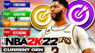 BEST STRETCH BIG MAN BUILD ON NBA 2K22 CURRENT GEN OVERPOWERED SHOOTING CENTER BUILD 2K22 [upl. by Ennyroc]