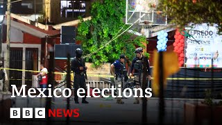 Deadly end to Mexico election campaign as local candidate shot  BBC News [upl. by Jana768]