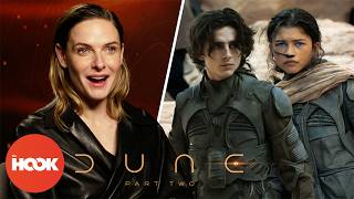 Rebecca Ferguson Describes Her Dune Part Two Cast Mates In One Word  TheHookOfficial [upl. by Killian]