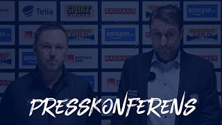 Presskonferens Leksands IF  Malmö Redhawks [upl. by Moreville]