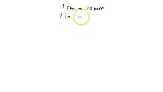 Unit conversion 100 milimeters mm to inches [upl. by Adnawyek]