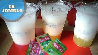 MINUMAN VIRAL COCOK UNTUK BUKA PUASA  ES JOMBLO  DAPUR HEMAT [upl. by Layney]