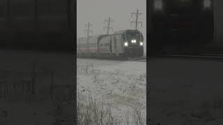 Winter Wonderland Amtrak Adventures in Snowy Illinois [upl. by Adran119]