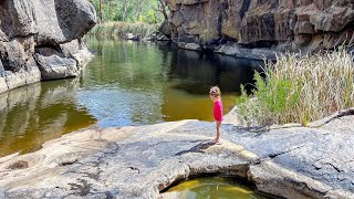 Onkaparinga River National Park Punchbowl Waterhole [upl. by Dnomayd876]