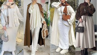 تنسيقات شتوية للمحجبات 💥 موضة شتاء 2025 Vêtements pour femmes ✨ Monteau pour femmes ✨ hijab 🌟 [upl. by Domingo442]