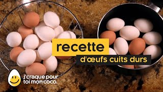 Recette DŒufs Cuits Durs Comment Cuire des Œufs Durs à La Perfection [upl. by Ienttirb]