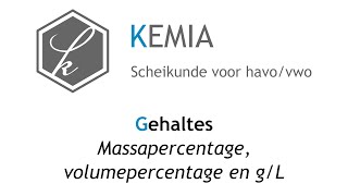 Gehaltes Massapercentage volumpercentage en gL [upl. by Lemkul116]