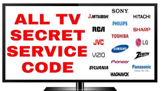 servicecode ALL TV SERVICE CODES  ALL TV SERVICE MENU LEDLCDPLASMACRTTV SERVICE CODESMENU [upl. by Ekal813]