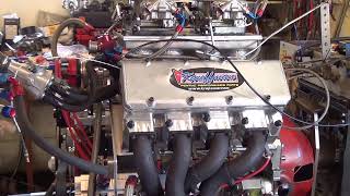 Pontiac 428 engine makes 1000 horsepower warming up on the dyno [upl. by Xila]