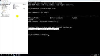 Net User  Disable or enable local user [upl. by Cheria]