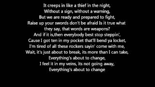 Thousand Foot Krutch  quotWar Of Changequot Lyrics [upl. by Langbehn]