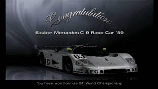 Gran Turismo 4 Unlocking The Sauber Mercedes C9 [upl. by Ayekim]