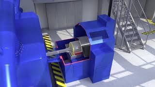 ANDRITZ Hydro Turbine animation  Pelton [upl. by Ylnevaeh]