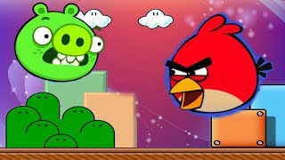 Crazy Angry Birds Game Walkthrough 5 New Birds Unlocked [upl. by Pomcroy]