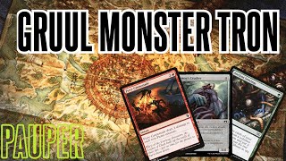 MTG Pauper  Gruul Monster Tron  DECK TECH amp GAMEPLAY [upl. by Adnohsed20]