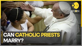 Pope Francis priest celibacy can be revised  Latest English News  WION [upl. by Mahon]