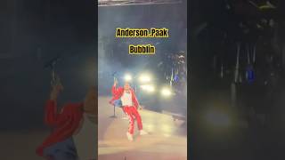 Anderson Paak hyped Bubblin Red Rocks andersonpaak concert livemusic [upl. by Ajiam741]