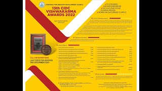 13th CIDC VIshwakarma Award 2022  Live Streaming [upl. by Notniv585]