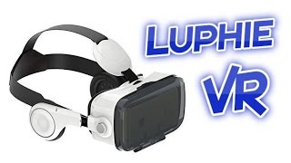 Luphie VR Virtual Reality Headset with Headphones Review [upl. by Lilybel]