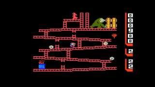 Donkey Kong Arcade for the Mattel Intellivision [upl. by Lyrrehs]